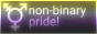88x31px icon that says non-binary pride
